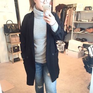 Oversized boyfriend blazer